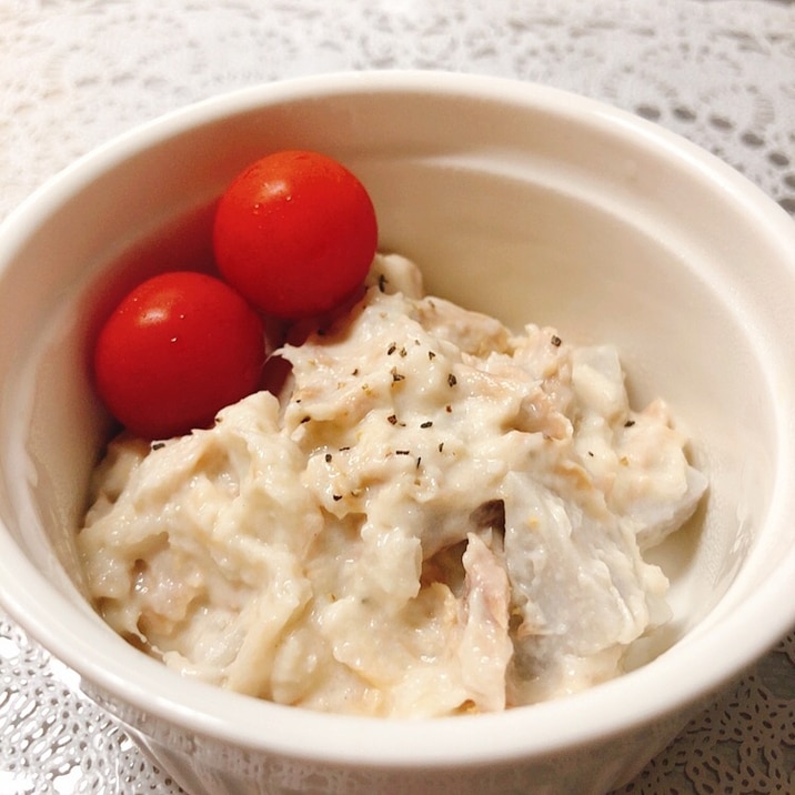 箸がとまらない!里芋のツナポテトサラダ